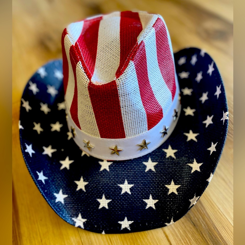 Western hat, 4rh of July, size medium/ it can be unisex